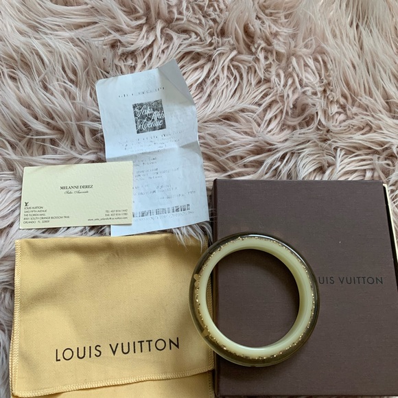 Authentic Louis Vuitton Inclusion Bangle Bracelet - Picture 8 of 11